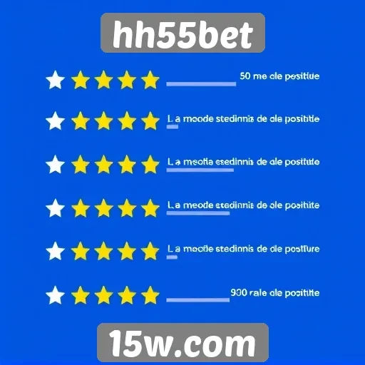 Avaliações de usuários apontam pontos positivos e negativos no hh55bet